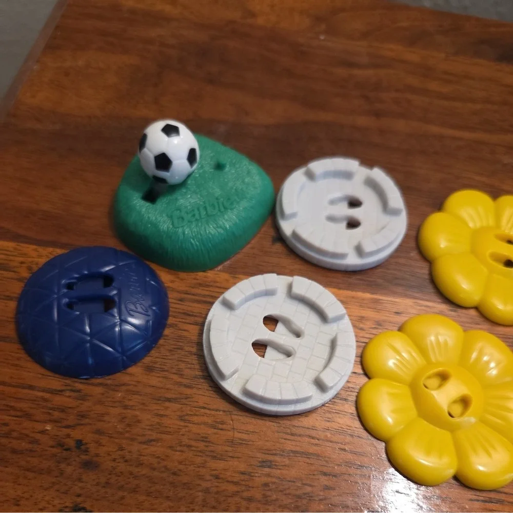 Vintage Mattel McDonald's Toys Millennium Barbie Stands Only 1990's lot of 7